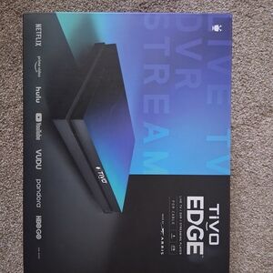 TiVo EDGE HC-TCDD6E200 DVR & Streaming Player 2TB LIFETIME PLAN (no remote)